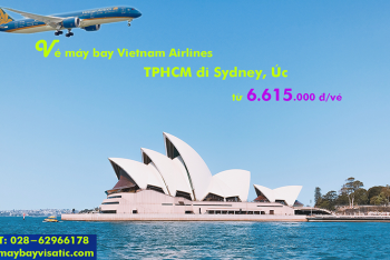 Vé máy bay Vietnam Airlines TPHCM đi Sydney (Sài Gòn-Sydney) từ 6.615k