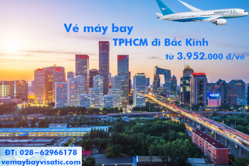 Vé máy bay Xiamen Airlines TPHCM đi Bắc Kinh, Beijing từ 3.952.000 đ